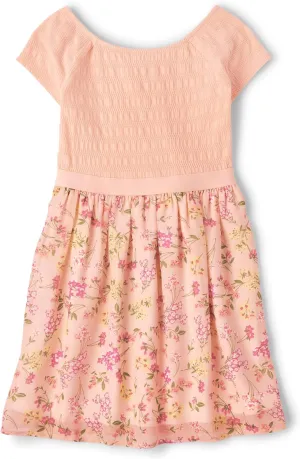 The Children's Place Girls' Short Sleeve Everyday Dresses
