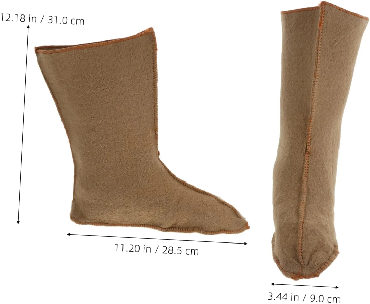 Thermal Liner Socks for Winter Boots Waterproof and Warm for Hiking Fishing