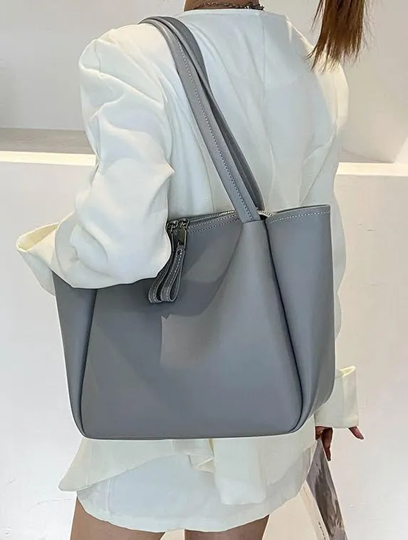Tote Bag for Women PU Leather Large Size Handbag Top Handle Satchel Purse 2024
