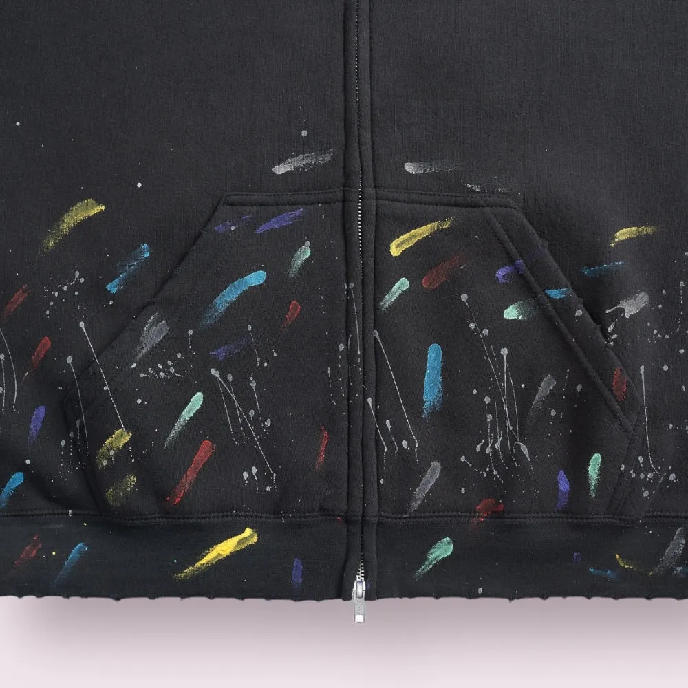 TS9505FZ | PAINT DRIPS FULL ZIP HOODIES