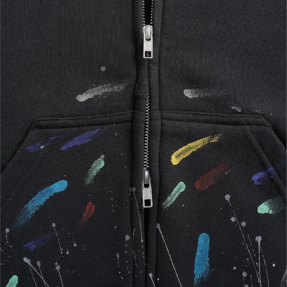 TS9505FZ | PAINT DRIPS FULL ZIP HOODIES