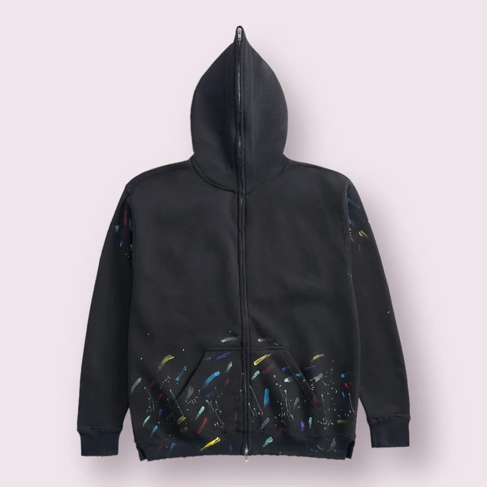 TS9505FZ | PAINT DRIPS FULL ZIP HOODIES