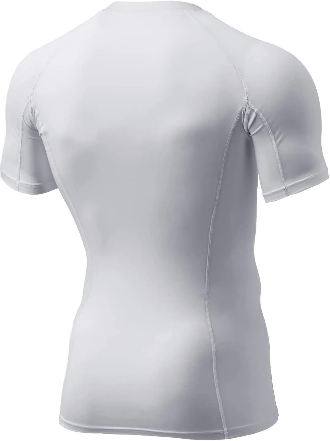 TSLA Men's UPF 50  Quick Dry Short Sleeve Compression Shirts, Athletic Workout Shirt, Water Sports Rash Guard