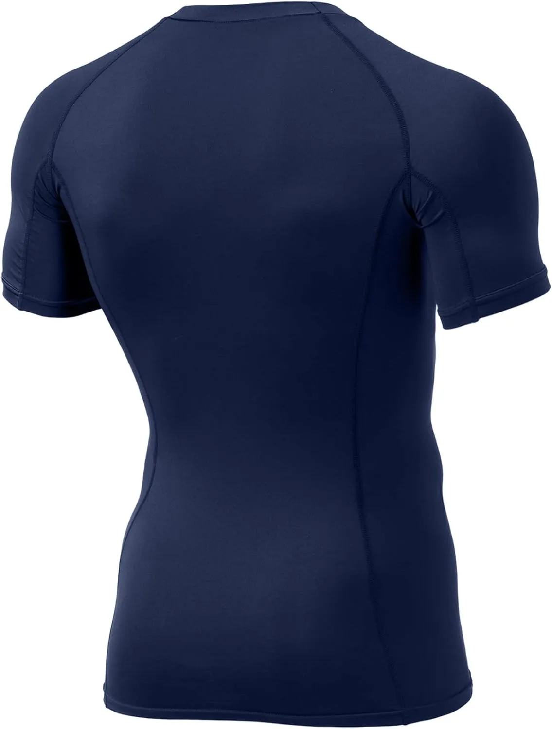 TSLA Men's UPF 50  Quick Dry Short Sleeve Compression Shirts, Athletic Workout Shirt, Water Sports Rash Guard