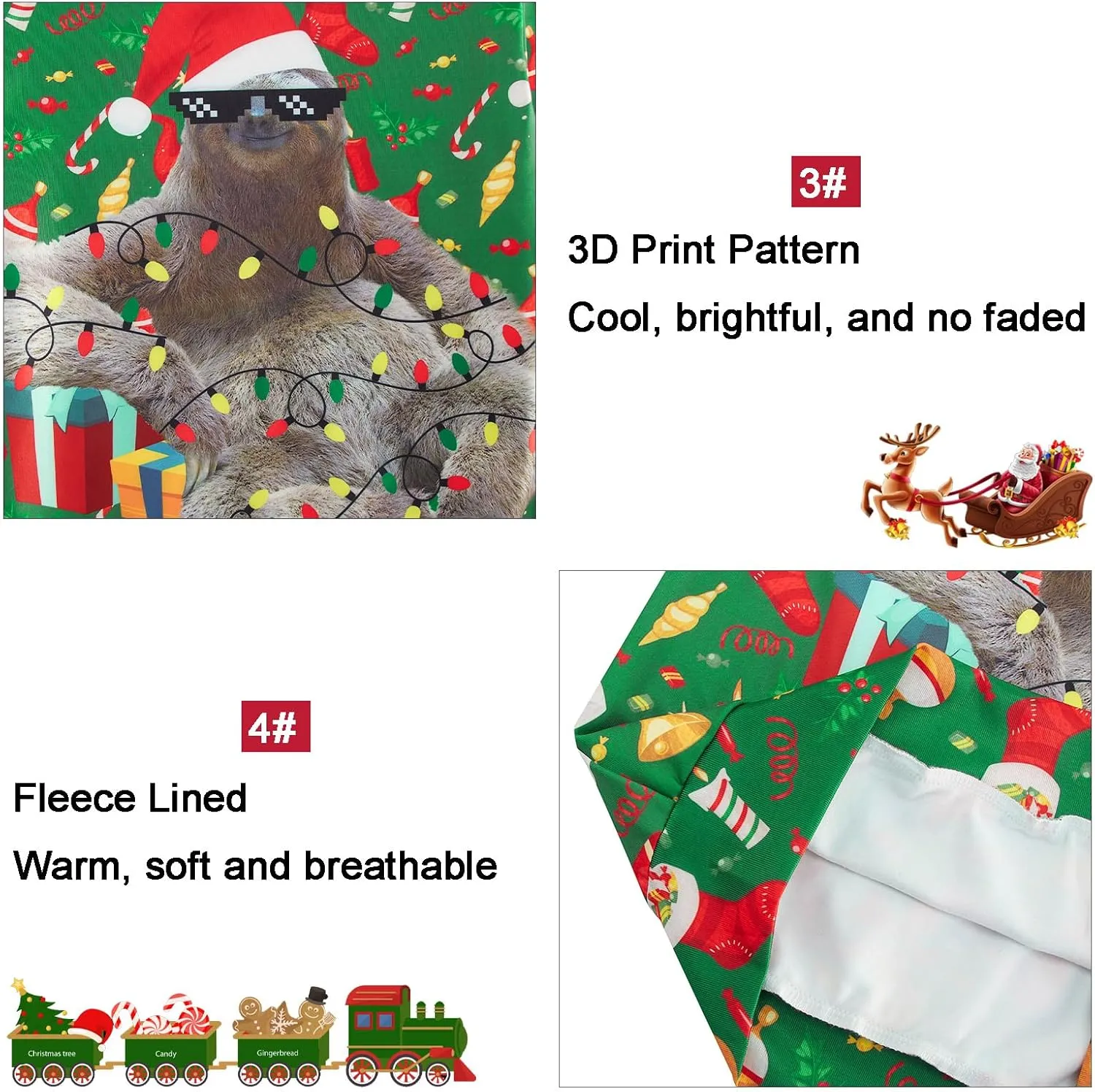 TUONROAD 6-16T Boys Girls Ugly Christmas Sweatshirt Kids Fleece Xmas Sweater Pullover Shirts for Teens