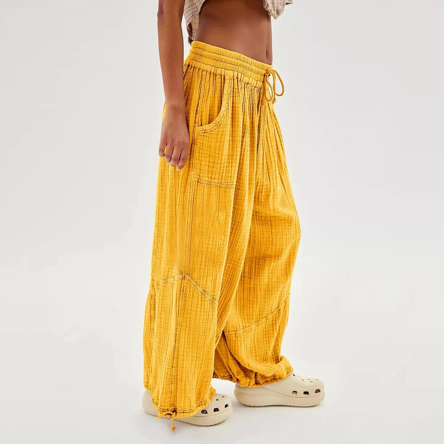 Women Wide Leg Pants for Women High Wasited Baggy Palazzo Pants Palazzo Pants Summer Casual Loose Lounge Pant