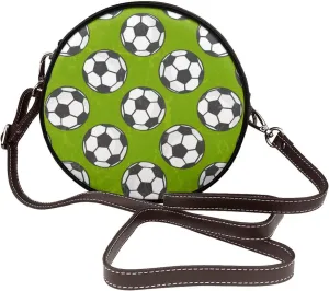 Women's Crossbody Purse - PU Leather Crossbody Bags for Women, Circle Purse Bag for Travel Business Party