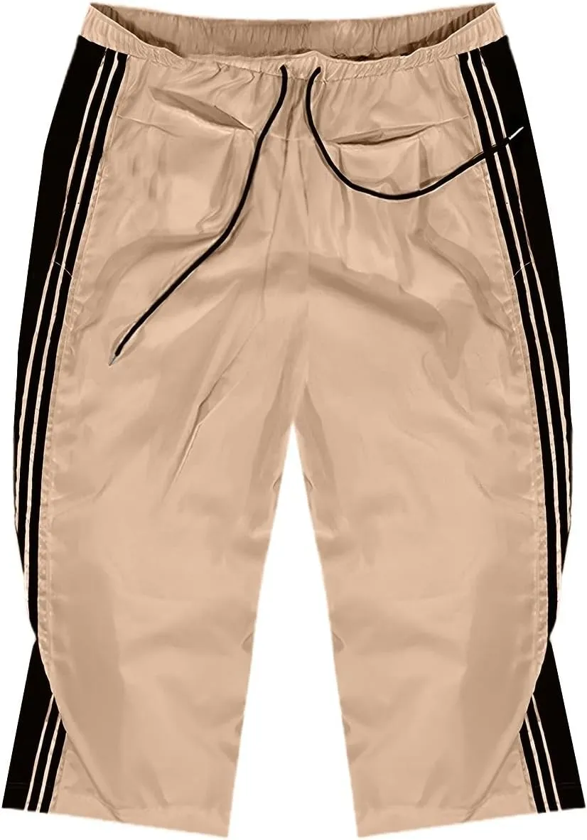 Womens Hudson Canyon Pants Side Striped Sweatpants Drawstring Waist High Rise Pant Wide Leg Running Trousers with Pocket