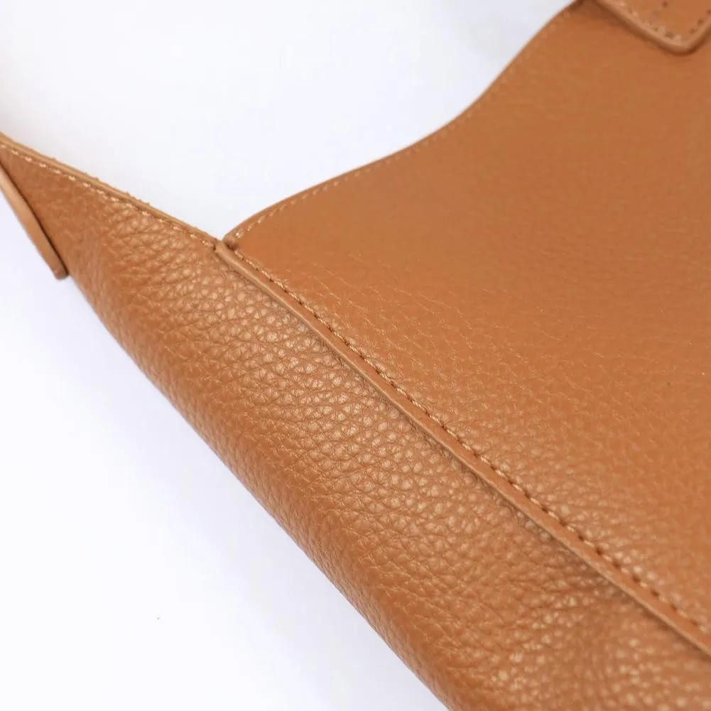 Womens Large Bucket Shoulder Tote Bag Soft Vegan Leather Working Crossbody Purse Casual Handbag Satchel 2pcs