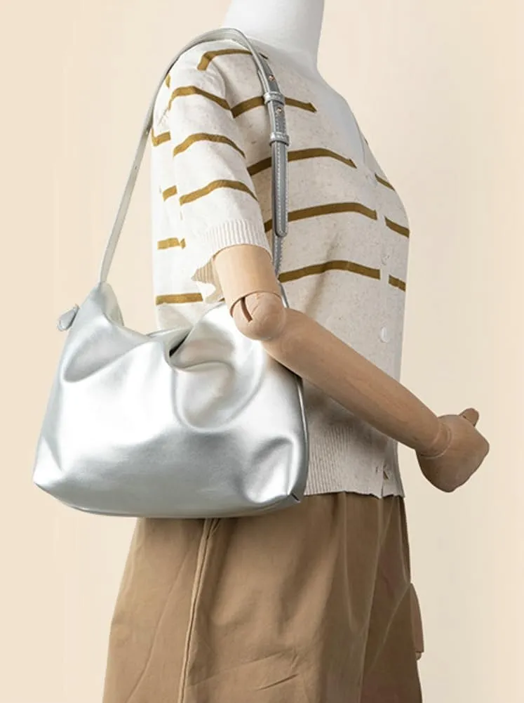 Womens Soft Vegan Leather Shoulder Bag Large Tote Purse Casual Zipper Handbag Working Satchel 2024