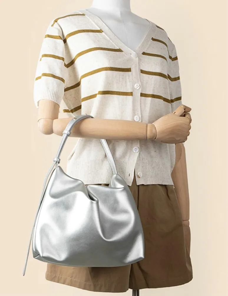 Womens Soft Vegan Leather Shoulder Bag Large Tote Purse Casual Zipper Handbag Working Satchel 2024